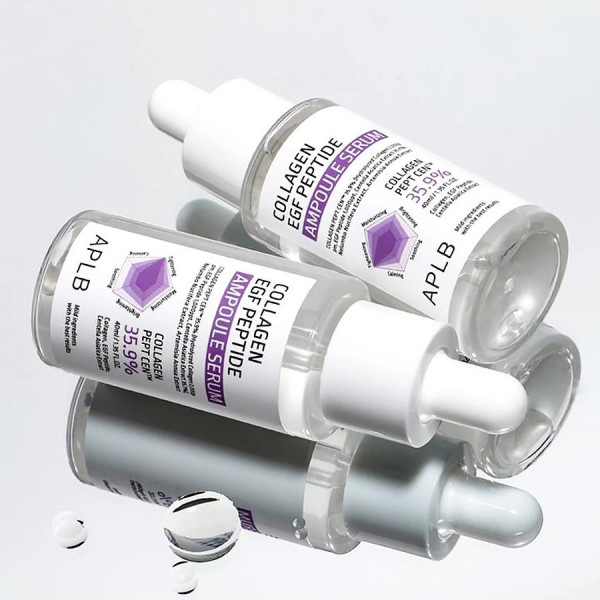 APLB Восстанавливающая сыворотка для лица с коллагеном и пептидами Collagen EGF Peptide Ampoule Serum (40 мл)