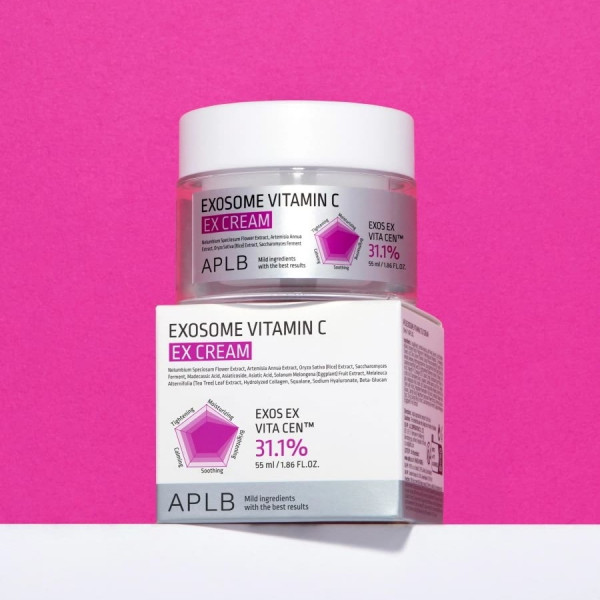 APLB Антиоксидантный крем для лица с экзосомами и витамином С Exosome Vitamin C EX Сream (55 мл)