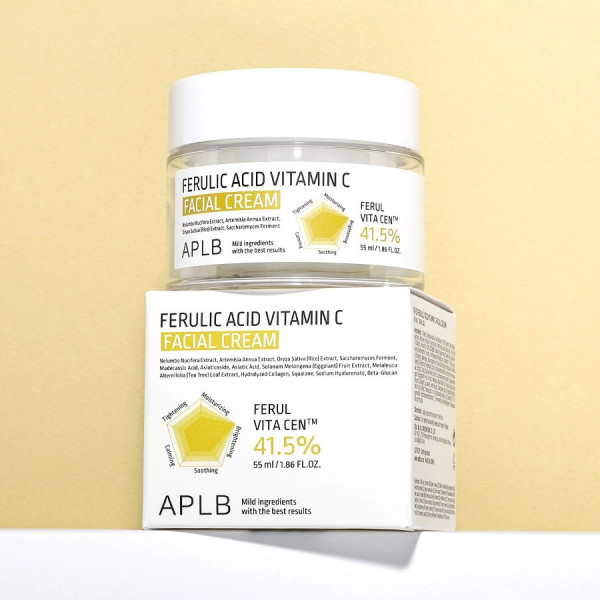 APLB Укрепляющий крем для сияния лица с феруловой кислотой и витамином С Ferulic Acid Vitamin C Facial Cream (55 мл)