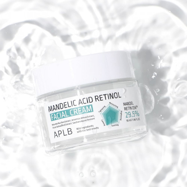 APLB Обновляющий крем для лица с ретинолом и миндальной кислотой Mandelic Acid Retinol Facial Cream (55 мл)