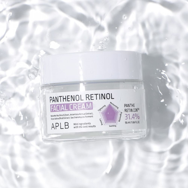APLB Укрепляющий крем для лица с пантенолом и ретинолом Panthenol Retinol Facial Cream (55 мл)