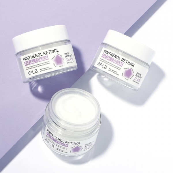 APLB Укрепляющий крем для лица с пантенолом и ретинолом Panthenol Retinol Facial Cream (55 мл)