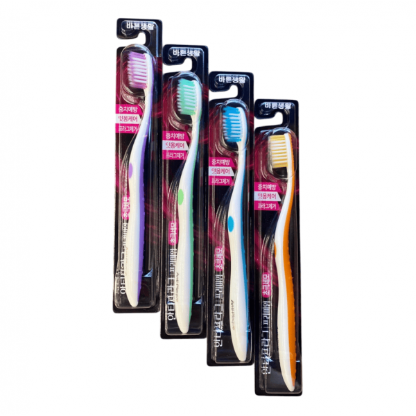 Health & Beauty Зубная щетка для защиты от зубного налета Toothbrush Mix Color Anti-Plaque (1 шт)