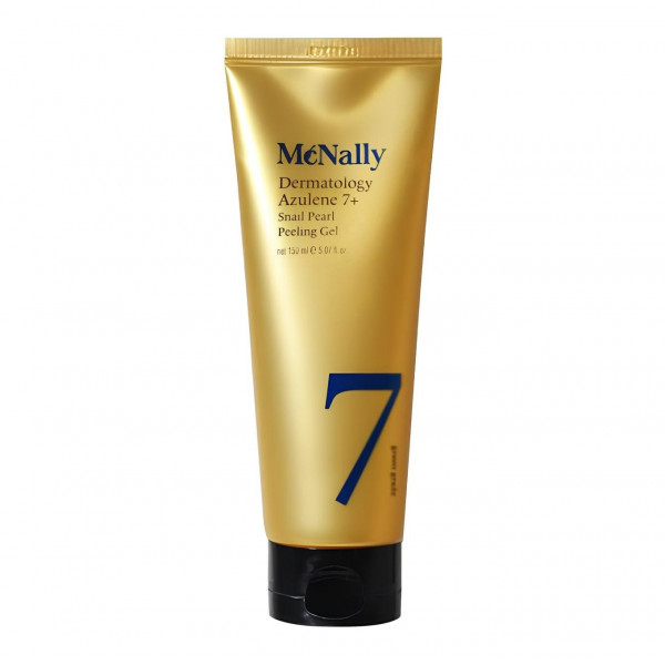 McNally Пилинг-гель для лица с азуленом и муцином улитки Dermatology Azulene 7+ Snail Pearl Peeling Gel (150 мл)