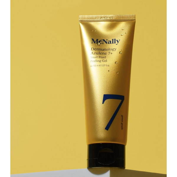 McNally Пилинг-гель для лица с азуленом и муцином улитки Dermatology Azulene 7+ Snail Pearl Peeling Gel (150 мл)