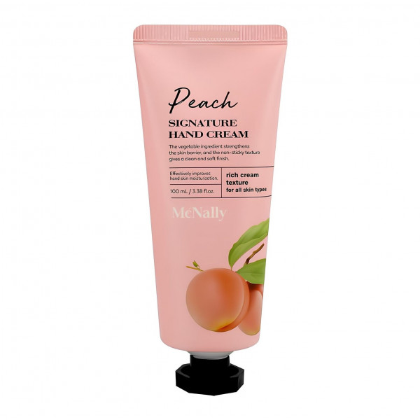 McNally Парфюмированный крем для рук с экстрактом персика Peach Signature Hand Cream (100 мл)