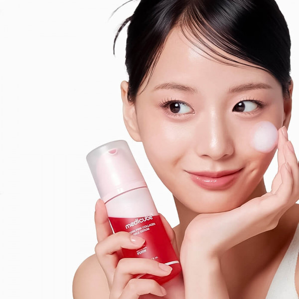 Medicube Пузырьковая сыворотка для лица с PDRN и коллагеном PDRN Pink Collagen Bubble Serum (95 мл)