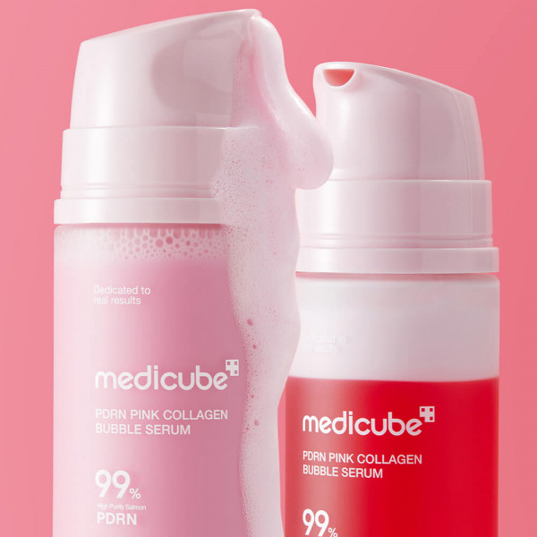 Medicube Пузырьковая сыворотка для лица с PDRN и коллагеном PDRN Pink Collagen Bubble Serum (95 мл)