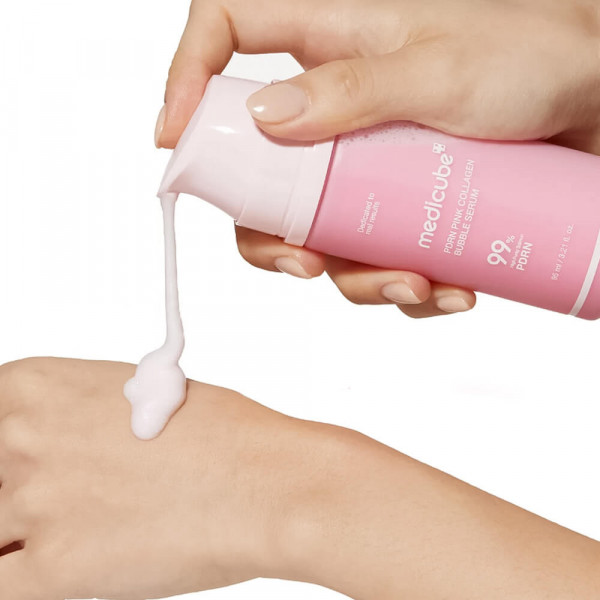 Medicube Пузырьковая сыворотка для лица с PDRN и коллагеном PDRN Pink Collagen Bubble Serum (95 мл)