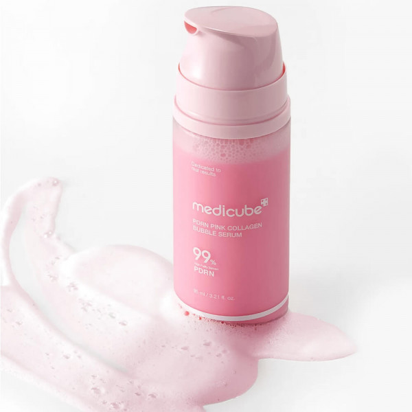 Medicube Пузырьковая сыворотка для лица с PDRN и коллагеном PDRN Pink Collagen Bubble Serum (95 мл)