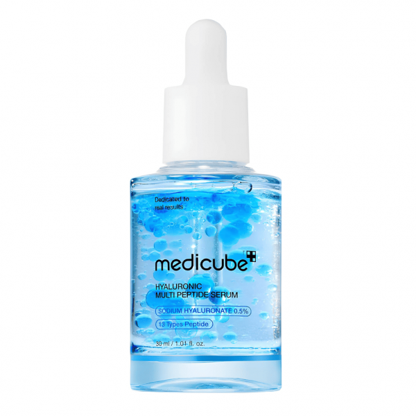 Medicube Укрепляющая двухфазная сыворотка для лица с пептидами и гиалуроновой кислотой Hyaluronic Multi Peptide Serum (30 мл)