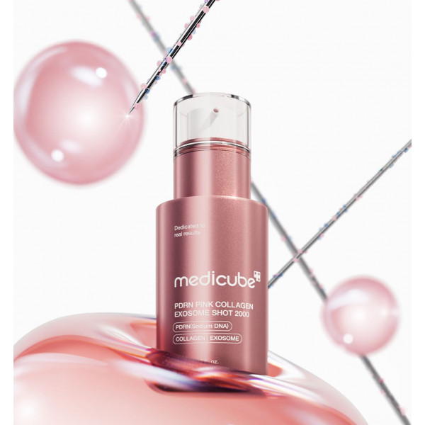 Medicube Сыворотка для лица с PDRN и микроиглами PDRN Pink Collagen Exosome Shot 2000 Serum (30 мл)