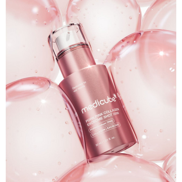 Medicube Сыворотка для лица с PDRN и микроиглами PDRN Pink Collagen Exosome Shot 2000 Serum (30 мл)