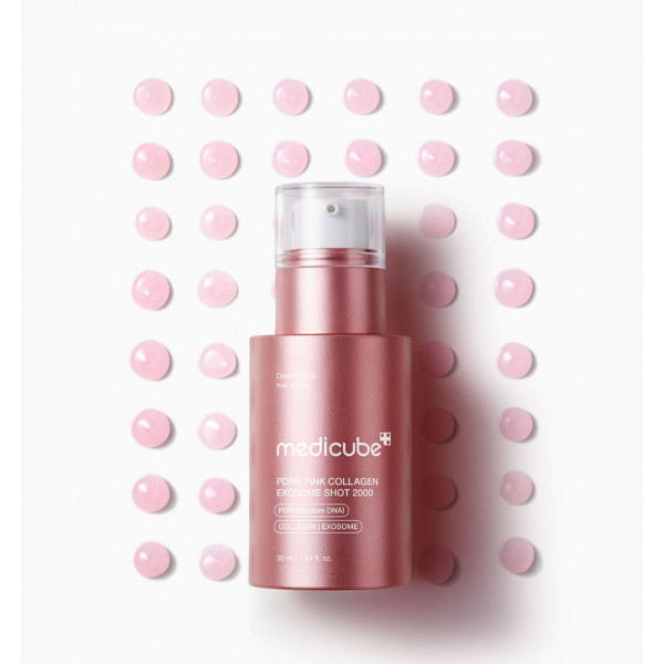 Medicube Сыворотка для лица с PDRN и микроиглами PDRN Pink Collagen Exosome Shot 2000 Serum (30 мл)
