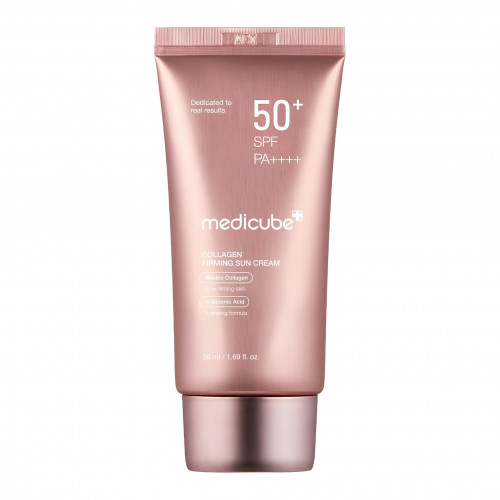Medicube Тонирующий солнцезащитный крем для лица с коллагеновым комплексом Collagen Firming Sun Cream 50+SPF PA++++ (50 мл)