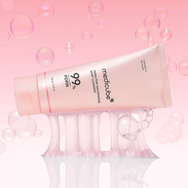 Medicube Глубокоочищающая пенка для умывания с PDRN и ниацинамидом PDRN Pink Niacinamide Whip Cleanser (120 г)