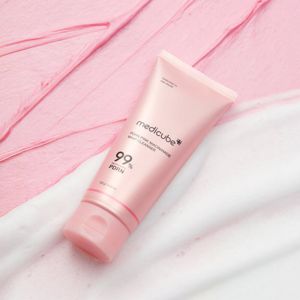 Medicube Глубокоочищающая пенка для умывания с PDRN и ниацинамидом PDRN Pink Niacinamide Whip Cleanser (120 г)