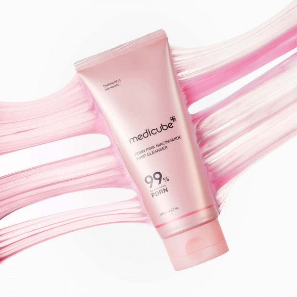 Medicube Глубокоочищающая пенка для умывания с PDRN и ниацинамидом PDRN Pink Niacinamide Whip Cleanser (120 г)