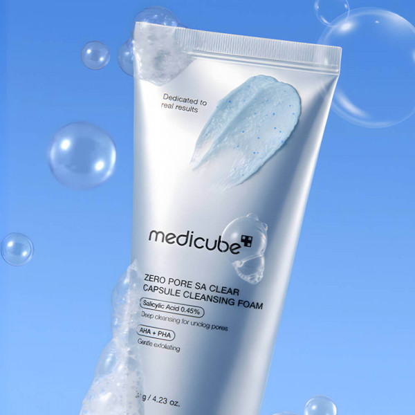 Medicube Капсульная пенка для очищения пор с комплексом кислот Zero Pore Sa Clear Capsule Cleansing Foam (120 г)