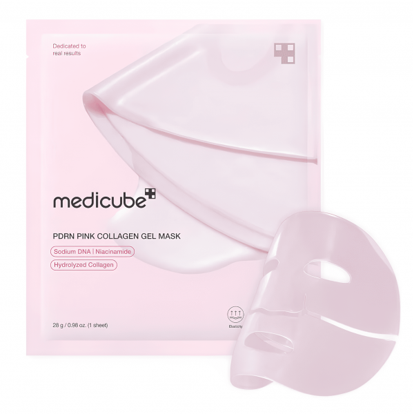 Medicube Гидрогелевая маска для упругости лица с коллагеном и PDRN PDRN Pink Collagen Gel Mask (28 г)
