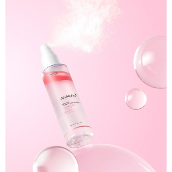 Medicube Пептидный серум-мист для сияния кожи с глутатионом и PDRN Pink Glutathione Serum Mist (100 мл)