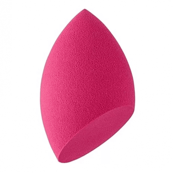 Singi Косметический срезанный спонж для макияжа "Темно-розовый" Hot Pink Sponge (1 шт)