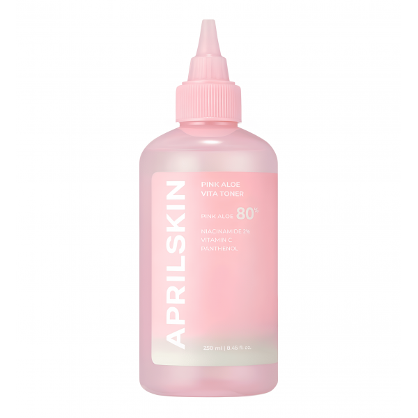 APRILSKIN Увлажняющий тонер для лица с экстрактом розового алоэ Pink Aloe Vita Toner (250 мл)