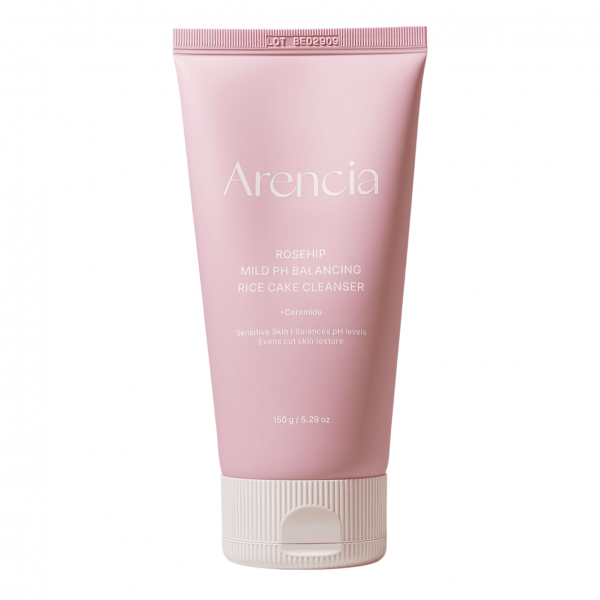 Arencia Мягкая пенка-маска для умывания с шиповником Rosehip Mild pH Balancing Rice Cake Cleanser (150 г)