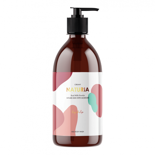 NATURIA Гель для душа с ароматом инжира Creamy Milk Body Wash Fig Pulp (750 мл)