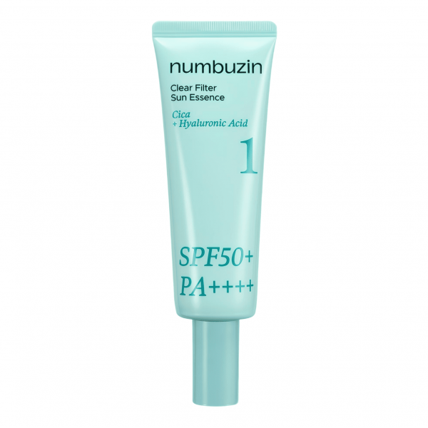 Numbuzin Легкая успокаивающая солнцезащитная эссенция для лица No.1 Clear Filter Sun Essence SPF50+ PA++++ (50 мл) 