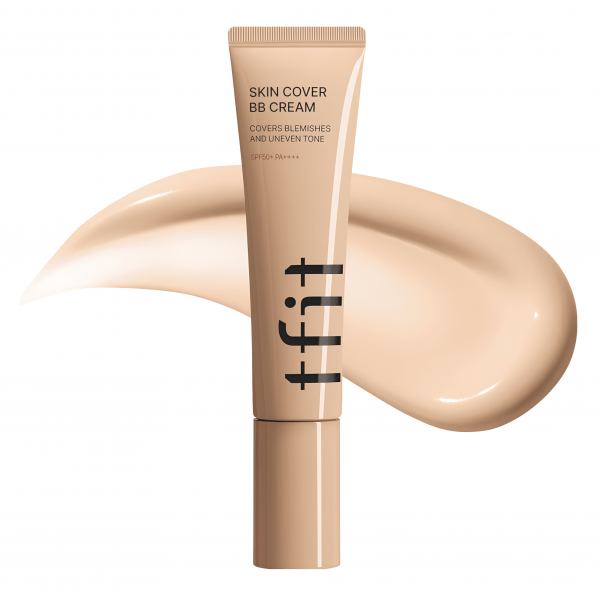 TFIT Стойкий увлажняющий BB-крем для лица "Холодный фарфор" Skin Cover BB Cream SPF50+ PA++++ BC01 Porcelain (30 г)