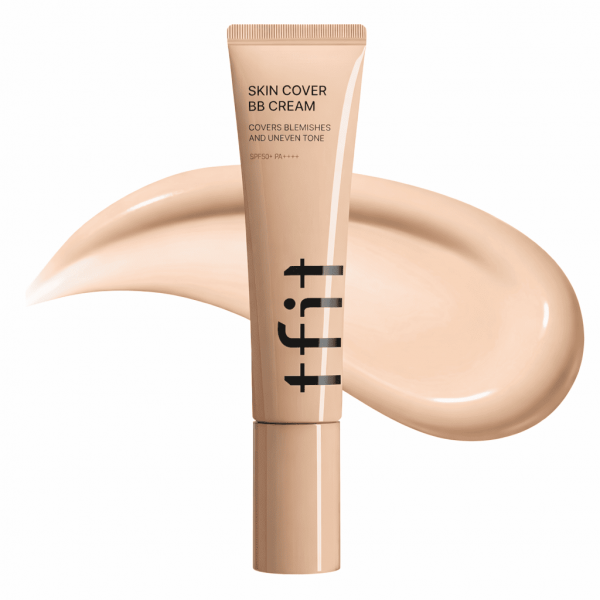 TFIT Стойкий увлажняющий BB-крем для лица "Нейтральный бежевый" Skin Cover BB Cream SPF50+ PA++++ BN02 Medium (30 г)
