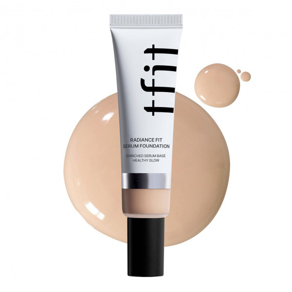 TFIT Увлажняющий тональный флюид для лица "Темно-бежевый" Radiance Fit Serum Foundation C03 Rosy (30 г)