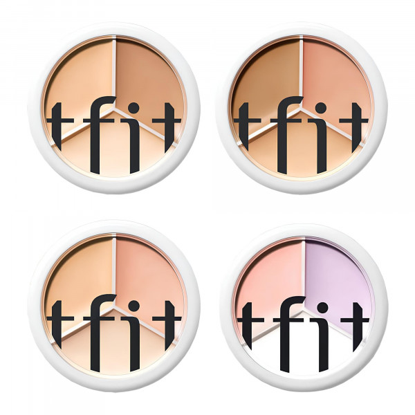 TFIT Палетка кремовых консилеров для лица "Нейтральный" Cover Up Pro Concealer 01. Neutral (15 г)