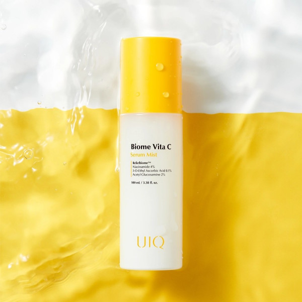 UIQ Осветляющая сыворотка-мист для сияния лица с витамином С Biome Vita C Serum Mist (100 мл)