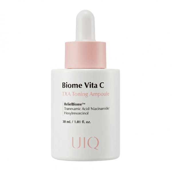 UIQ Осветляющая сыворотка для лица с витамином С и транексамовой кислотой Biome Vita C TXA Toning Ampoule (30 мл)