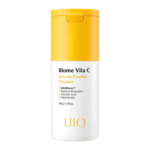 UIQ Энзимная пудра для сияния лица с витамином C Biome Vita C Enzyme Powder Cleanser (50 мл)