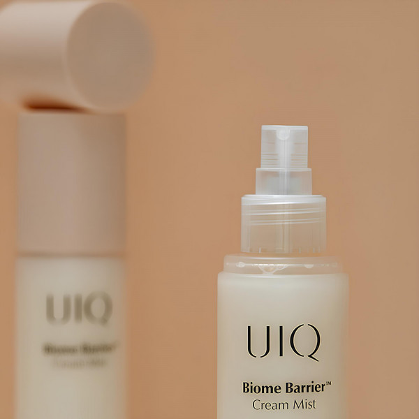 UIQ Двухфазный кремовый тонер-мист для лица с постбиотиками Biome Barrier Cream Mist (50 мл)