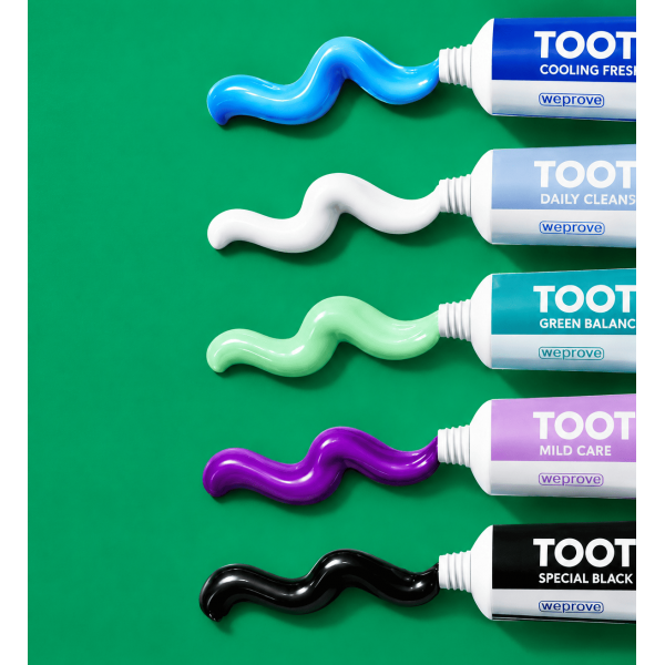 Weprove Гелевая зубная паста для деликатного ухода с ментолом Mild Care Mint Toothpaste (100 г)
