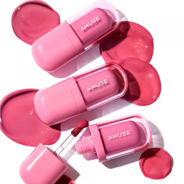 AMUSE Глянцевый тинт-плампер для губ "Нежный виноград" Bebe Tint 08 Grape Bebe (3,8 г)