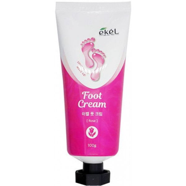 Ekel Успокаивающий крем для ног с экстрактом розы Rose Foot Cream (100 г)