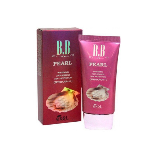 Ekel BB-крем для сияния кожи с экстрактом жемчуга BB Cream Pearl SPF50+ PA+++ (50 мл)