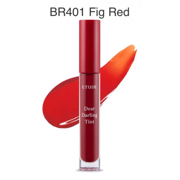 ETUDE Гелевый тинт для губ красный инжир Dear Darling Water Gel Tint BR401 Fig Red (5 г)