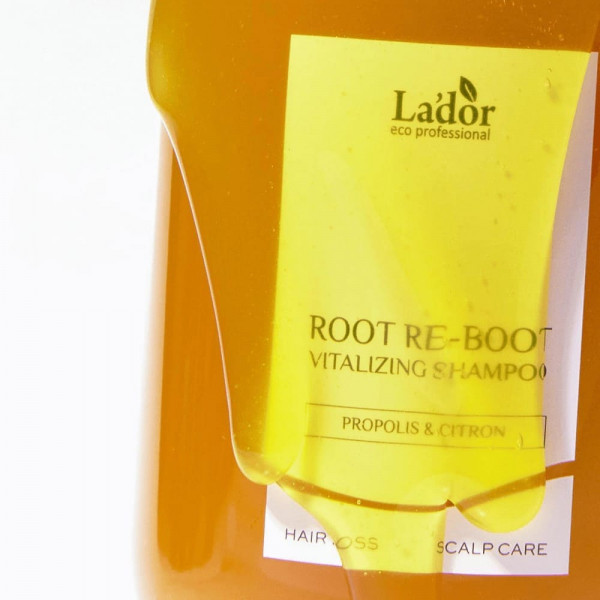 Lador Шампунь для сухой кожи головы с прополисом и юдзу Root Re-Boot Vitalizing Shampoo Propolis & Citron (300 мл)