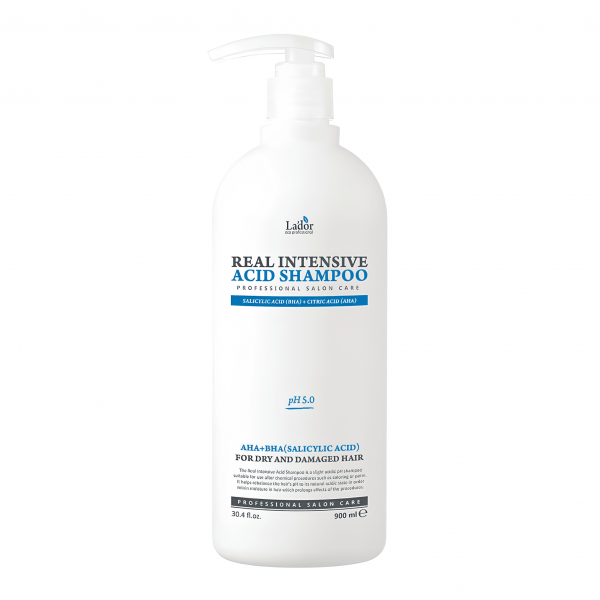 Lador Интенсивный кислотный шампунь для сухих и повреждённых волос Real Intensive Acid Shampoo (900 мл)