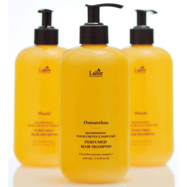Lador Парфюмированный слабокислотный шампунь для волос с кератином и протеинами Perfumed Hair Shampoo La Pitta (530 мл)