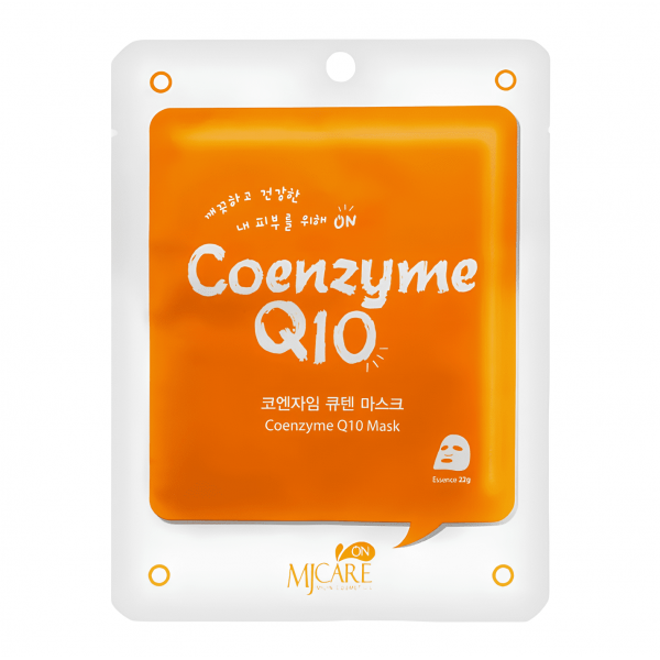 Mijin Тканевая маска для лица с коэнзимом Q10 MJ Care Coenzyme Q10 Mask Pack (22 г)