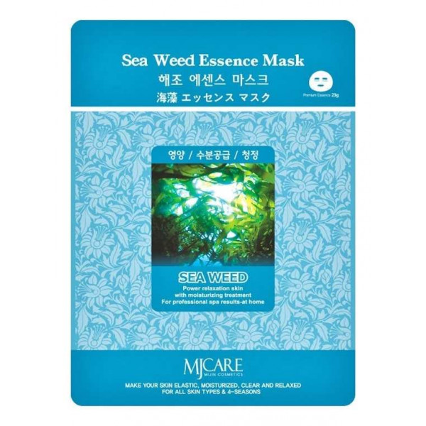 MIJIN Тканевая маска для лица с экстрактом морских водорослей Sea Weed Essence Mask (23 г)