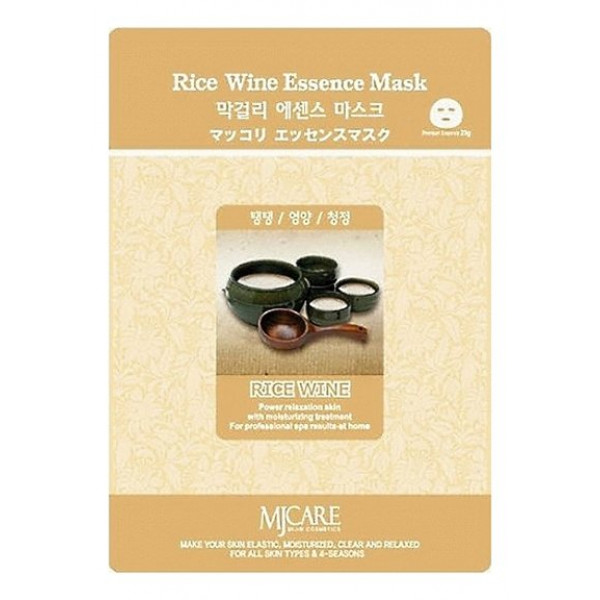 MIJIN Тканевая маска для лица с экстрактом рисового вина Rice Wine Essence Mask (23 г)