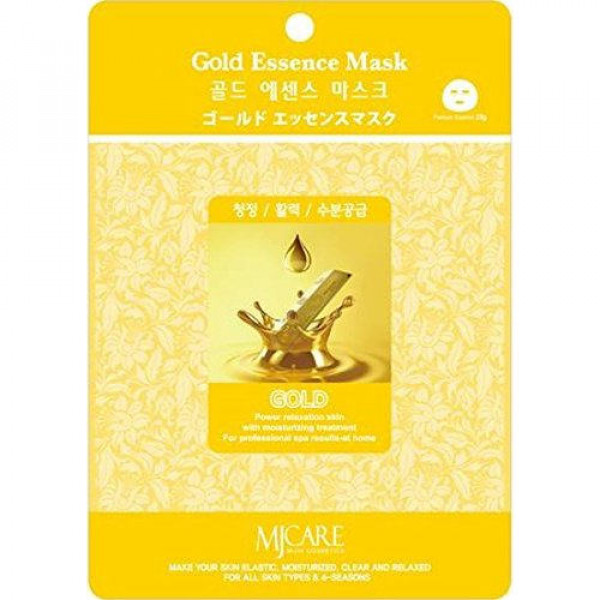 MIJIN Тканевая маска для лица с коллоидным золотом Gold Essence Mask (23 г)